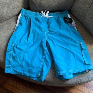 Men’s XL Aqua swim trunks